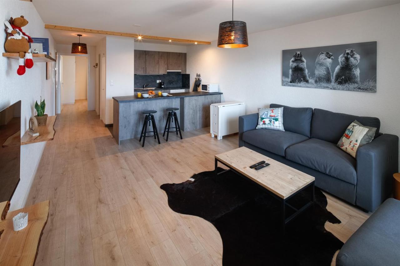 Magnifique Appartement Proche Du Centre Et Du Ski Crans-Montana Exterior photo